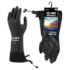 쇼와그 로브 레잉 로브 아웃도어 템레스 투습 방수 TEMRES 03advance L사이즈 블랙 방수 그로브 방한 이너 없음 커프 드로우 코드 포함