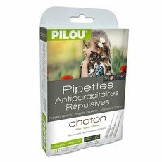 Pilou 法國皮樂 犬貓滴劑 第二代加強版 寵物滴劑, 1個, 幼貓0.6mlx3支