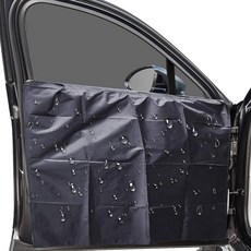 Datanly 2팩 자동차 도어 패널 커버 창문 틴트 도구 104.1 x 88.9cm(41 x 35인치) 방수 자동차 도어 커버 프로텍터 재사용 가능 창문 필름 틴트 적용 자동