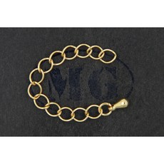 沐錦飾品材料DIY 尾鏈 項鏈延長鏈 項鏈輔助鏈 項鏈鏈尾加長 160SB銅延長鏈 銅水滴 @30 100入, (正白)30入/瓶, 1個