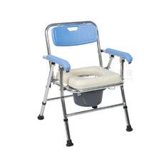 來而康 均佳 日式鋁合金收合便器椅 JCS-G202 便盆椅 洗澡椅 沐浴椅，輕巧穩固、收納方便，提升長者居家安全