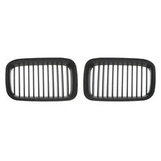 BMW 3 시리즈 318i 1992 페어 프론트 후드 그릴 키드니, 03 Matte Black