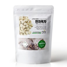 늘해찬 볶은 국산 연자육차티백 연육차 삼각티백 대용량, 1g, 50개입, 1개