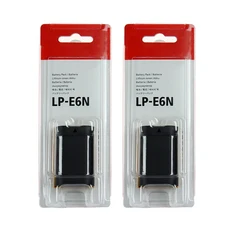 Canon Mark II 90D EOS R 5D 용 기존 1865mAh LP-E6N 카메라 배터리