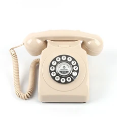 웨딩 기록용 오디오 방명록 메시지 기능이 있는 전화기, A8019 Beige