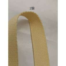 愛心手工材料鋪 滌棉密紋織帶, 1個, 2號嫩黃色, 嫩黃色