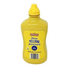 버먼스 #1 등급 씨앗 클래식 옐로우 머스타드 - 1병 (20 Burman's #1 Grade Seeds Classic Yellow Mustard - 1 Bottle (20 oz, 1개