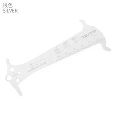 자전거 공구 세트 체인 검사기 도구 측정 눈금자 표시기 수리 정비 게이지 마모 산악, 1개
