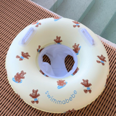 swimmabebe 熊熊印花孩童坐式泳圈