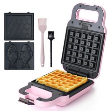 보본 크로플 와플 샌드위치메이커, VB-SM03PK 핑크
