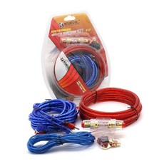 60 AMP AMP 자동차 배선 홀더 10GA 전원 케이블 서브 우퍼 스피커 자동차 전원 전선 앰프 설치 키트, 1개