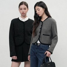 [제너럴아이디어 WOMAN] 뉴클래식 트위드 자켓 [2COL] / WBE3L09501