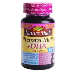 Nature Made 萊萃美 產前DHA軟膠囊 200mg, 1個, 60 件