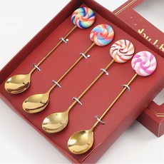 G.L.S 롤리팝 티스푼 4p 디자인스푼