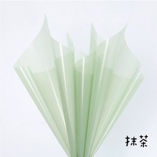 “Be a florist 花藝夢” 防水玻璃包裝紙(20入/包) 原裝包販售 包裝紙 花藝資材 乾燥花 永生花 不凋花, 抹茶