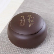 차통 이싱 자사 찻잎 보관통 다호 차호 보관함 티박스 카페 보이차, 1개, B-죽