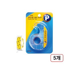 프린텍)크리스탈테이프, 5개