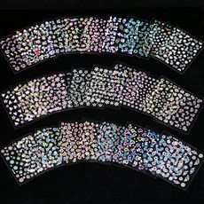 포트렘 네일 스티커 꽃잎 30장 세트, 1개, 혼합색상