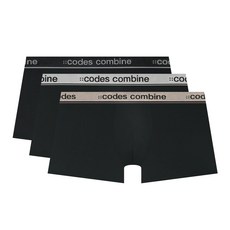 코데즈컴바인이너웨어 에어로쿨 로고아웃밴드 블랙 3PACK 드로즈