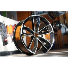 FK 19吋 5/112 RA38G 亮黑底車面 鋁合金輪圈 汽車改裝, 1個