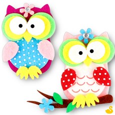 GOS 펠트 부엉이 신형 어린이집환경판