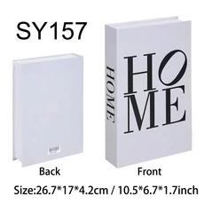 가짜 책 상자 고급 장식 가짜 책 모레 아모르 포 페이어 거실 장식 우아한 방 장식품 커피 테이블 책, 02 NOT OPEN, 33 SY157