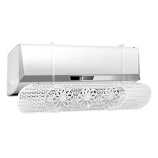 冷氣擋風板 冷氣調風板導風板 空調擋風板 防冷氣直吹 冷氣檔板 出 防風檔板, 1個, 升級款風扇-白色, 升級款風扇-白色