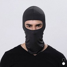 바라클라바 바이크 토시 복면 마스크, 블랙_ONE