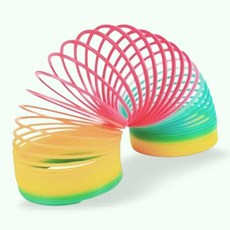 파스텔 컬러 링 장난감 용수철 완구 어린이 생일선물 단체 활동 놀이용품, 1개, 상세페이지 참조