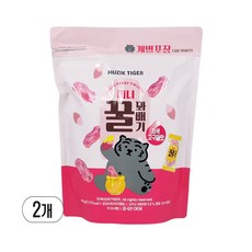 무직타이거 미니꿀꽈배기 자색고구마, 400g, 2개