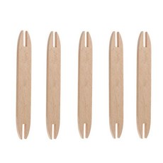 GHSHOP 5pcs 너도밤 나무 제직 편직 셔틀 스틱 바늘 셔틀 DIY 도구, 155x23x4mm, 1개