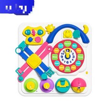 澳貝早教教具 忙碌板 STEM開鎖玩具 多功能啟蒙玩具 生日禮物, 探索版, 1個