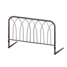 床邊護欄，安全防護，簡約設計，易於安裝，臥室安全防護欄, 咖啡色