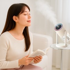 (1+1)이놀 스윙 미스트 3세대 무소음 600ml 초음파 미니가습기, 핑크, BOM2125