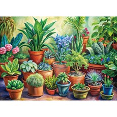 TangMosaic 성인용 1000피스 퍼즐 분재 직소 불가능한 하드 어려운 챌린지 1000피스 홈 데코 먼지 없이 완벽하게 맞물림 247057, TangMosaic 성인용 1000피스 퍼즐, 분재 직