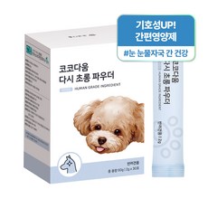 코코다움 강아지 다시 초롱 파우더 영양제, 눈물개선/눈건강, 1개, 30회분