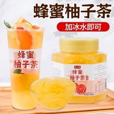 臺灣新品 烏梅子醬果茶 無添加 沖泡水 桂花烏梅膏 果醬 塗抹麵包 衝飲 山楂酸梅, 1個, 蜂蜜柚子茶*2罐
