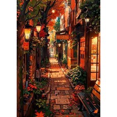 일본 거리 벚꽃 포스터 그림 캔버스 팝아트 액자 홈데코 레트로 클래식 빈티지 유니크 화려, 17