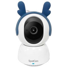 SpotCam Mibo 寵物攝影機 2K高畫質 自動追蹤寵物 貓狗叫偵測, 1個