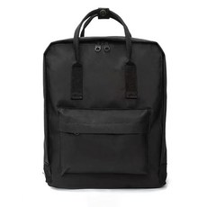 학생 가방 기내 Schoolbag 패션 경량 간단한 여행 배낭 수하물 컴퓨터 대용량, 16 인치, black