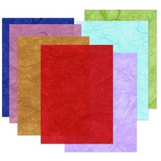 예한 [한지공예 수제한지 모음] 한지(순지), 색운용지 $G2Y_17.파랑, 1장