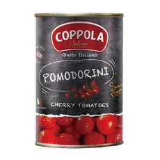 COPPOLA 義大利番茄罐頭 - 剝皮番茄 切塊番茄 聖女番茄, 400g, 1個, Coppola 整粒小番茄｜2027.12