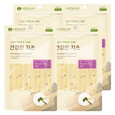네츄럴랩 강아지 건강한 치즈 간식, 자색고구마 스틱, 100g, 4개