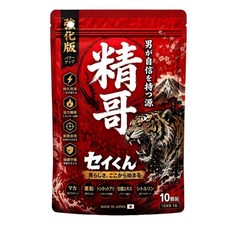 精哥 活力補充 男性保健食品 瑪卡 1包 10粒 補充男士元氣, 1個, 10顆