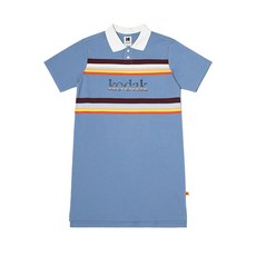 코닥 KODAK 레인보우 피케 원피스 우먼 BLUE 494369