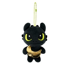 투슬리스 미니 키체인 8cm 스마일 졸린눈 큐트 하트 별 달 드래곤 길들이기 캐릭터 인형 가방고리 키링, 1개, 투슬리스달키체인