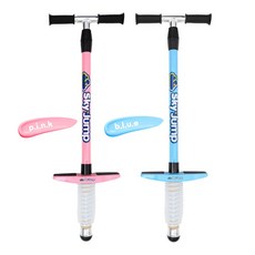 킹카스포츠 뉴 스카이 점프 높낮이 조절 포고스틱 콩콩, 블루, 1개