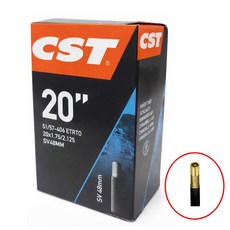 CST 슈레더튜브 20 자전거튜브 20인치 전기자전거, 1개