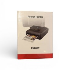 Insta360 口袋相印機，迷你無線照片打印機，即時分享美好回憶, 黑, 口袋列印機