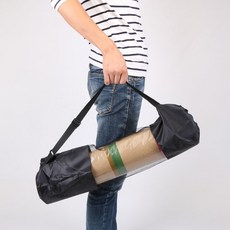 瑜伽墊收納包 多功能便捷式帆布收納袋 大容量運動瑜伽健身揹包, 1個, 6mm小號：長183cm寬61cm厚5mm